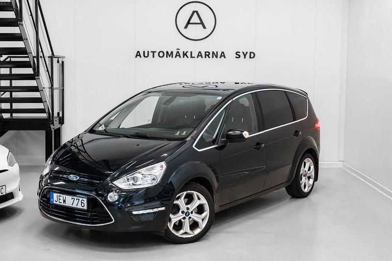 Svart Begagnad 2013 Ford S-MAX Business Edition Minibuss | 134 900 kr (Marknadspris) - Bild 1/4