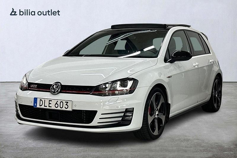 Vit Begagnad 2014 VW Golf VII GTI Halvkombi | 209 900 kr (Dyr) - Bild 1/4