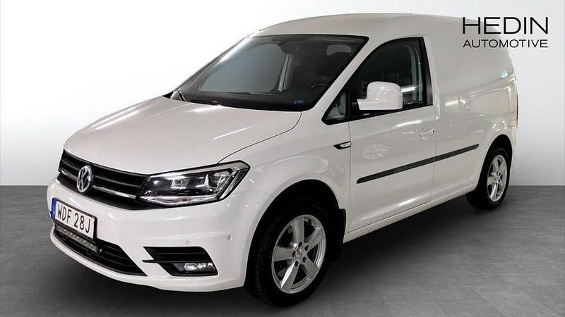 Vit Begagnad 2020 VW Caddy Minibuss | 179 000 kr (Lite dyr) - Bild 1/4