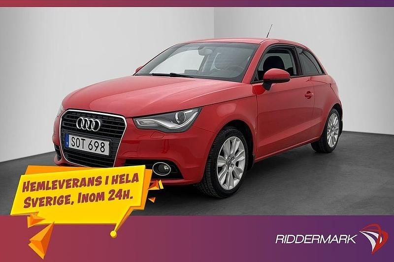 Begagnad Audi A1 Proline 2011 Röd Halvkombi