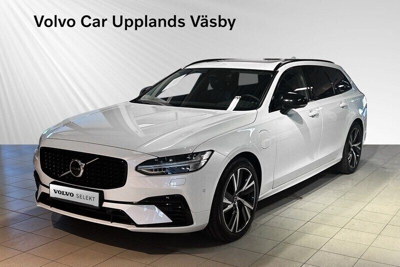 Vit Begagnad 2022 Volvo V90 Ultimate Kombi | 509 990 kr (Marknadspris) - Bild 1/3