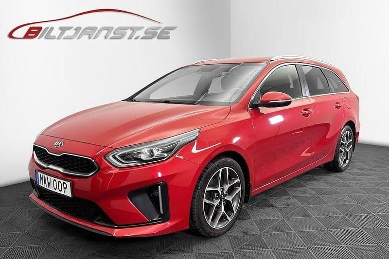 Röd Begagnad 2019 Kia Ceed Sportswagon GT-Line Kombi | 189 900 kr (Marknadspris) - Bild 1/4