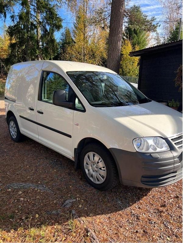Vit Begagnad 2008 VW Caddy Minibuss | 46 000 kr (Bra pris) - Bild 1/4