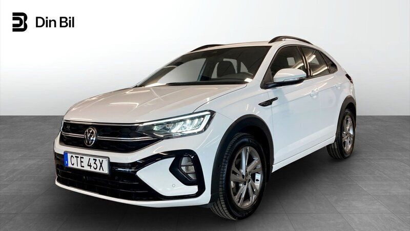 Vit Begagnad 2022 VW Taigo R-line SUV | 239 900 kr (Marknadspris) - Bild 1/4