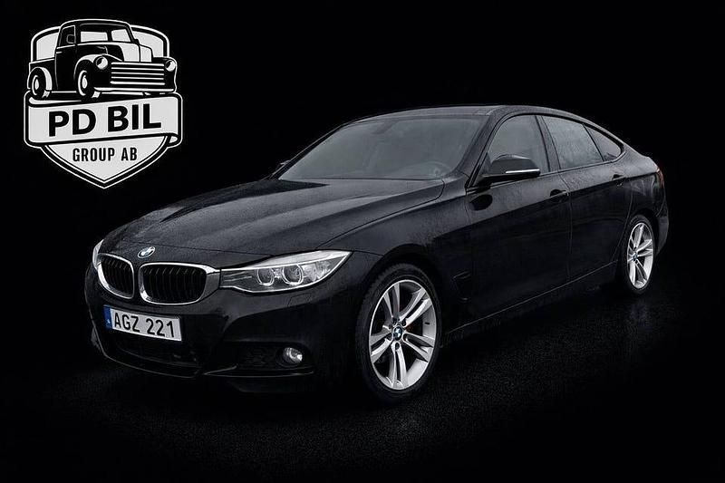 Svart Begagnad 2014 BMW 318 Gran Turismo Sport Line Kombi | 89 900 kr (Marknadspris) - Bild 1/4