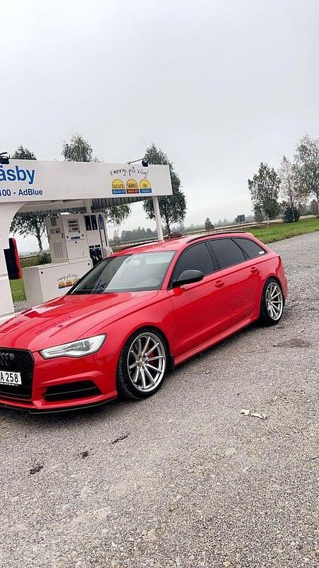 Röd Begagnad 2015 Audi A6 S-Line Kombi | 180 000 kr (Lite dyr) - Bild 1/2