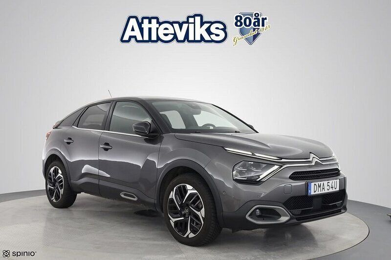 Grå Begagnad 2021 Citroën C4 Shine Halvkombi | 199 900 kr - Bild 1/3