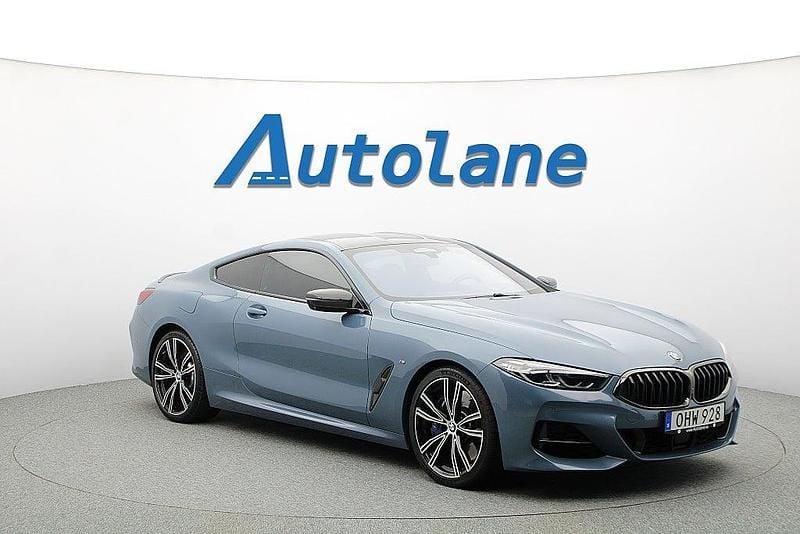Begagnad BMW M850 M Sport 531 HK (390 kW) 2018 Blå Sportkupé