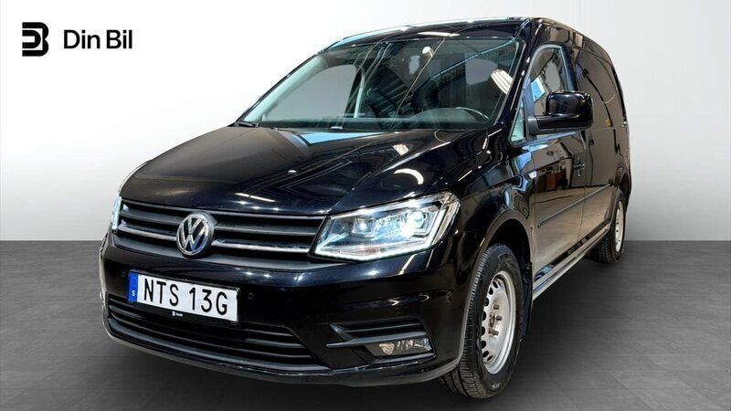 Svart Begagnad 2020 VW Caddy Maxi Minibuss | 219 900 kr (Bra pris) - Bild 1/4