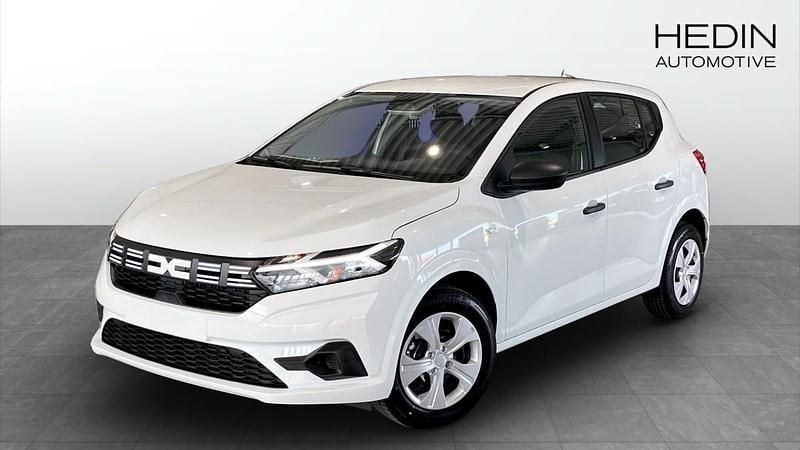 Vit Ny 2025 Dacia Sandero Halvkombi | 189 900 kr (Marknadspris) - Bild 1/4