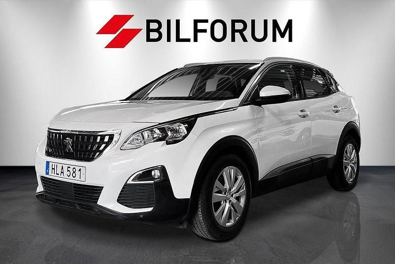 Vit Begagnad 2018 Peugeot 3008 Active SUV | 156 900 kr (Marknadspris) - Bild 1/4