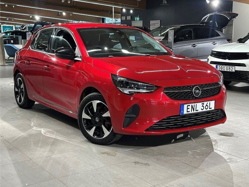 Hot red Begagnad 2022 Opel Corsa-e Design Edition Halvkombi | 184 900 kr (Marknadspris) - Bild 1/4