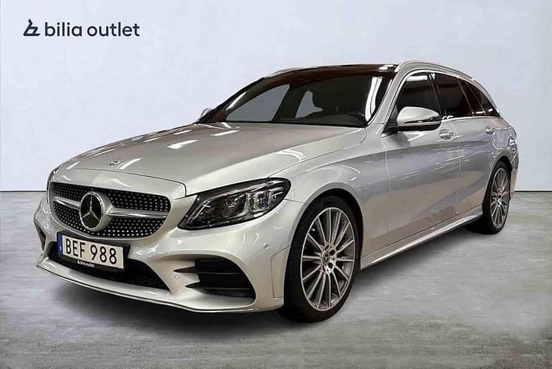 Silver Begagnad 2019 Mercedes C220 Kombi | 259 900 kr - Bild 1/1