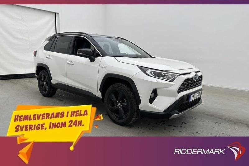 Vit Begagnad 2019 Toyota RAV4 Hybrid Style SUV | 294 800 kr (Marknadspris) - Bild 1/3