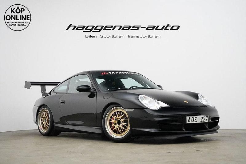 Svart Begagnad 2004 Porsche 911 GT3 Sportkupé | 1 195 000 kr - Bild 1/4