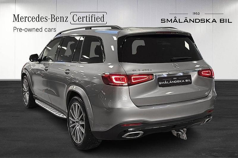 Begagnad Mercedes GLS400 AMG line 330 HK (242 kW) 2021 Silver SUV