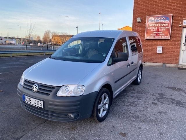 Silver Begagnad 2008 VW Caddy Minibuss | 60 000 kr (Lite dyr) - Bild 1/4