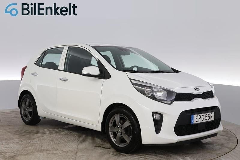 Vit Begagnad 2021 Kia Picanto 2 Halvkombi | 69 900 kr (Marknadspris) - Bild 1/4