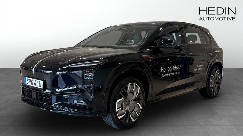 Svart (black) Begagnad 2025 Hongqi EHS7 SUV | 639 900 kr - Bild 1/4
