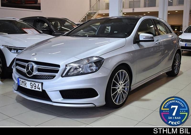 Silver Begagnad 2013 Mercedes A180 AMG line Halvkombi | 184 900 kr (Lite dyr) - Bild 1/4