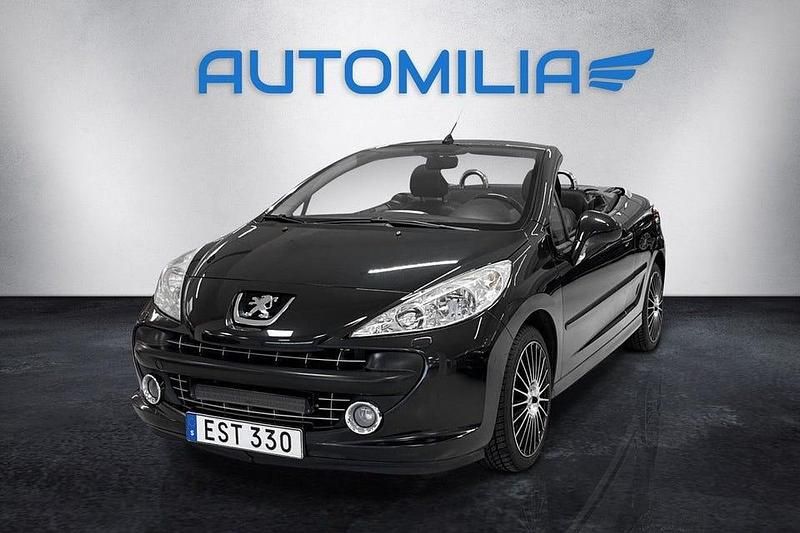 Svart Begagnad 2007 Peugeot 207 CC Cab | 39 900 kr (Marknadspris) - Bild 1/4
