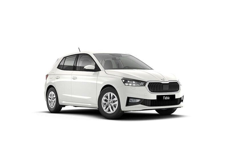Vit Ny 2025 Skoda Fabia Selection Halvkombi | 257 100 kr (Marknadspris) - Bild 1/3