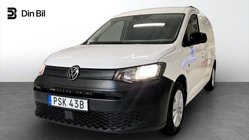 Vit (candyvit) Begagnad 2022 VW Caddy Maxi Minibuss | 269 900 kr (Superpris) - Bild 1/4