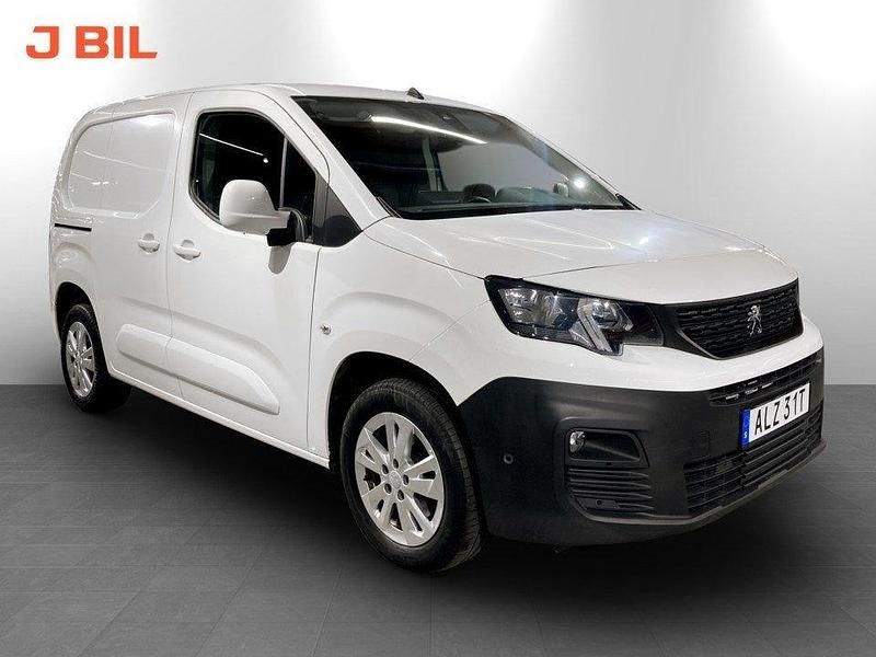 Vit Begagnad 2019 Peugeot Partner Van | 158 900 kr (Marknadspris) - Bild 1/4