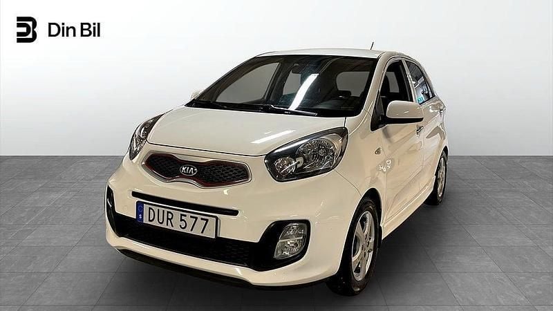 Begagnad Kia Picanto 69 HK (50 kW) 2014 Vit Halvkombi