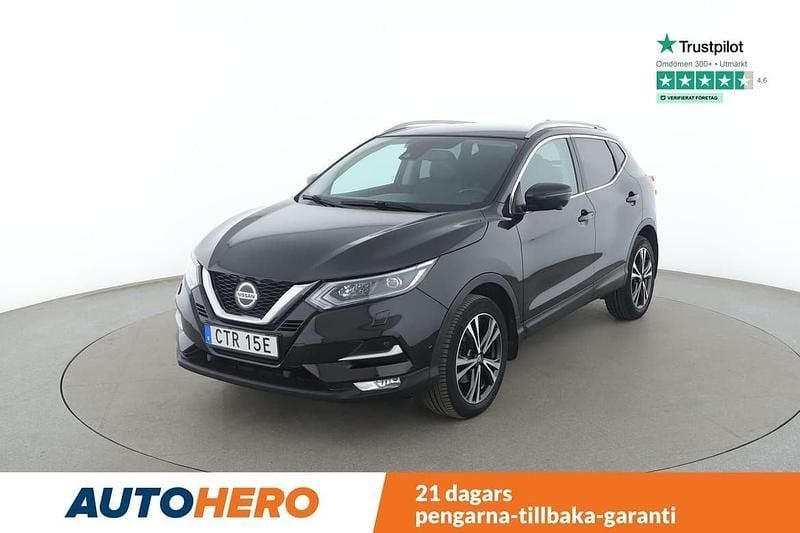 Svart Begagnad 2019 Nissan Qashqai Tekna SUV | 203 000 kr (Marknadspris) - Bild 1/4
