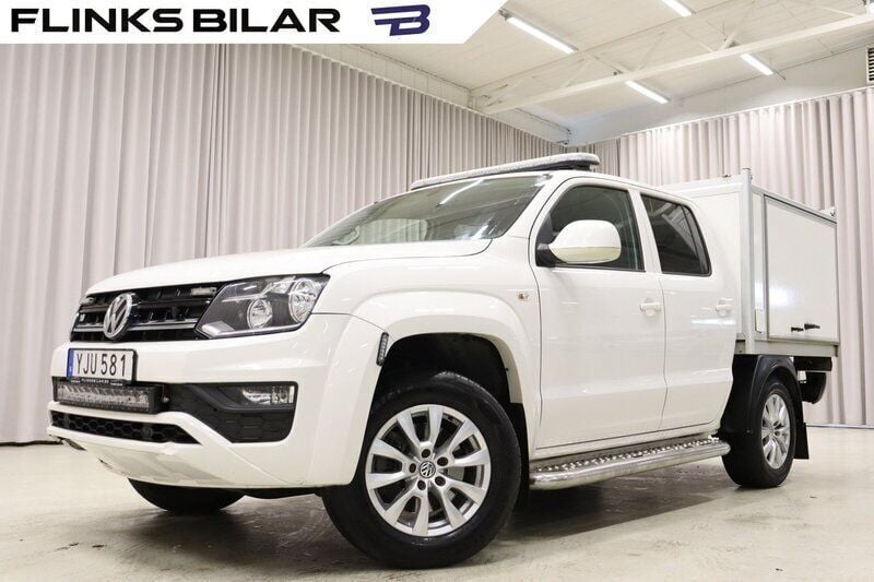 Vit Begagnad 2017 VW Amarok Pickup | 379 900 kr - Bild 1/4
