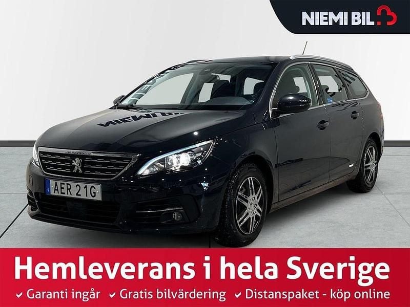 Mörkgrå Begagnad 2019 Peugeot 308 SW Allure Kombi | 159 900 kr (Marknadspris) - Bild 1/3