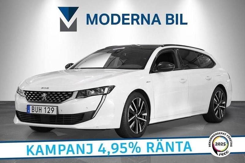 Vit Begagnad 2021 Peugeot 508 Business-Line Kombi | 209 900 kr - Bild 1/4