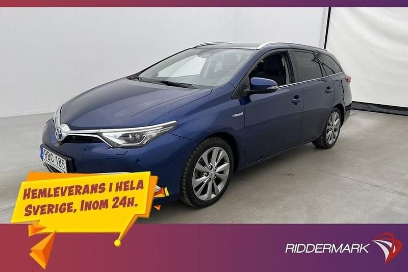 Mblå Begagnad 2015 Toyota Auris Hybrid Executive Kombi | 169 800 kr (Marknadspris) - Bild 1/3