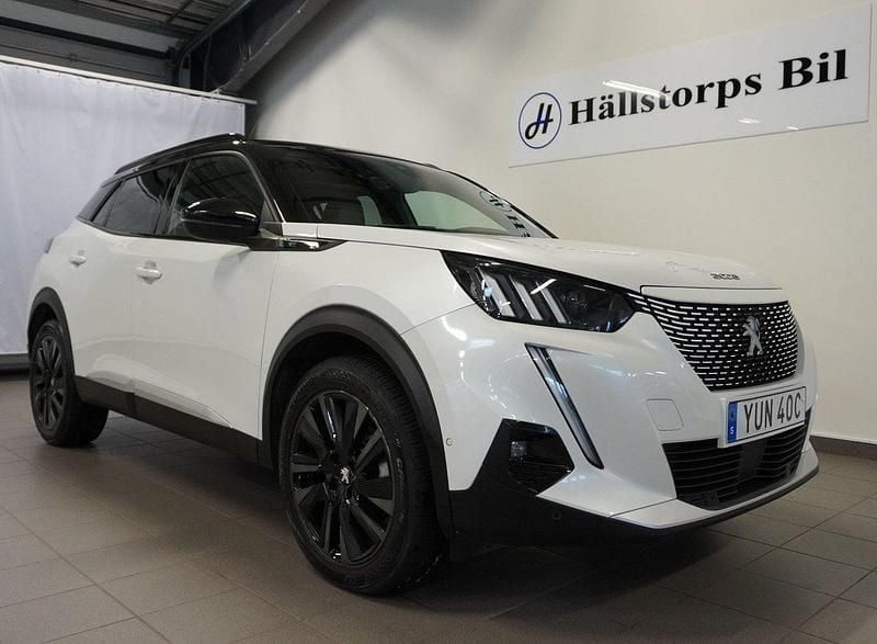 Vit Begagnad 2020 Peugeot e-2008 GT SUV | 199 900 kr (Marknadspris) - Bild 1/4