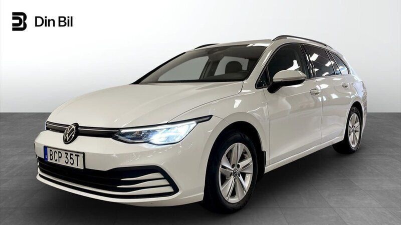 Vit Begagnad 2022 VW Golf VIII Kombi | 279 000 kr (Dyr) - Bild 1/4