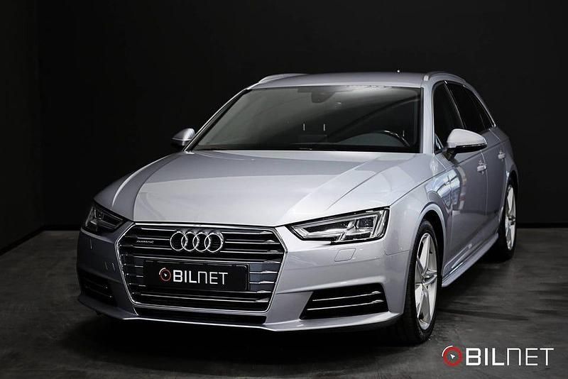Begagnad Audi A4 S-Line 252 HK (185 kW) 2017 Silver Kombi