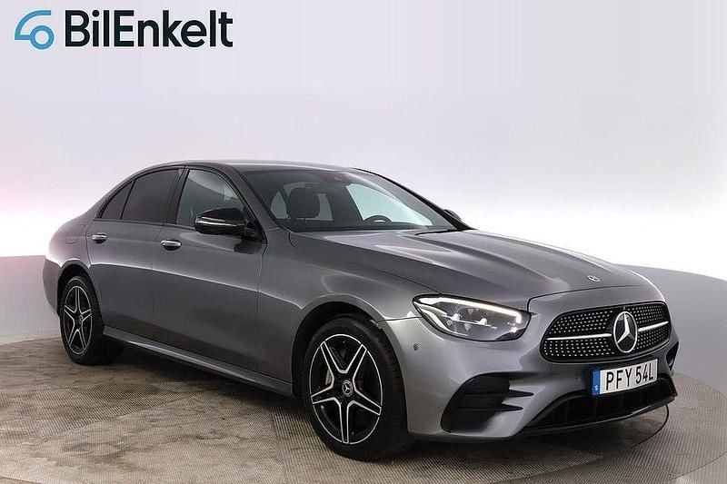 Grå Begagnad 2022 Mercedes E300 Premium Sedan | 479 900 kr - Bild 1/4