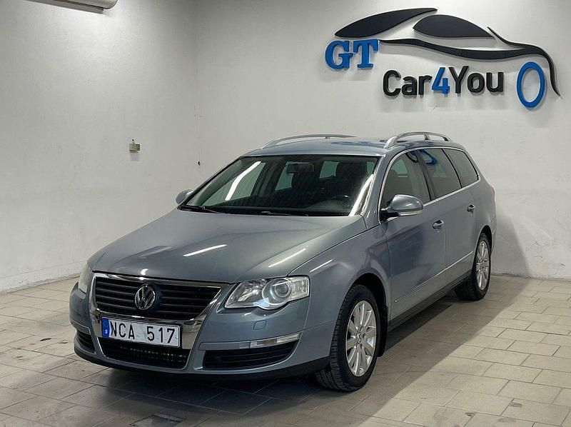 Ljusgrå Begagnad 2008 VW Passat Sportline Kombi | 44 500 kr (Lite dyr) - Bild 1/4