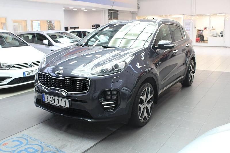 Grå Begagnad 2017 Kia Sportage GT-Line SUV | 169 900 kr (Marknadspris) - Bild 1/4