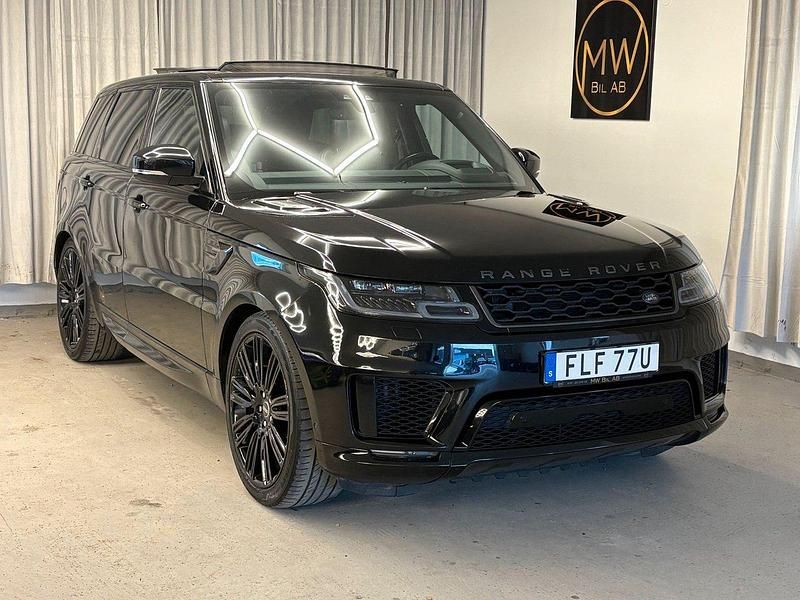 Svart Begagnad 2019 Land Rover Range Rover Sport SUV | 549 900 kr (Dyr) - Bild 1/4