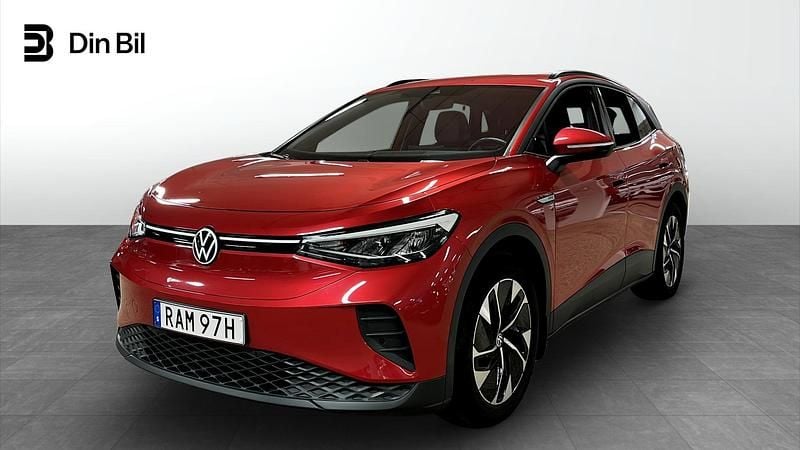 Mörkröd Begagnad 2023 VW ID.4 Pro SUV | 389 900 kr (Bra pris) - Bild 1/4