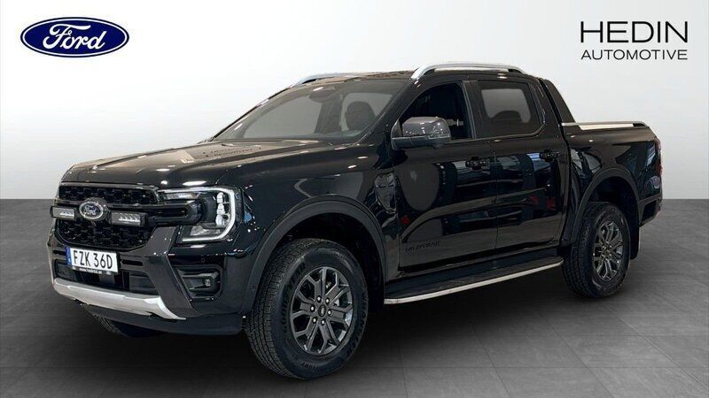 Svart (black) Ny 2024 Ford Ranger Wildtrack Pickup | 664 875 kr (Marknadspris) - Bild 1/4