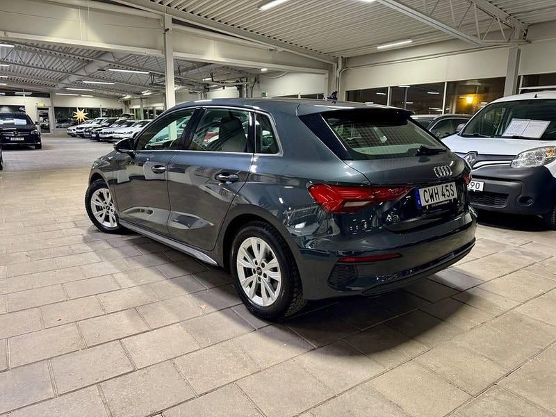 Begagnad Audi A3 150 HK (110 kW) 2022 Manhattan grey metallic Sedan