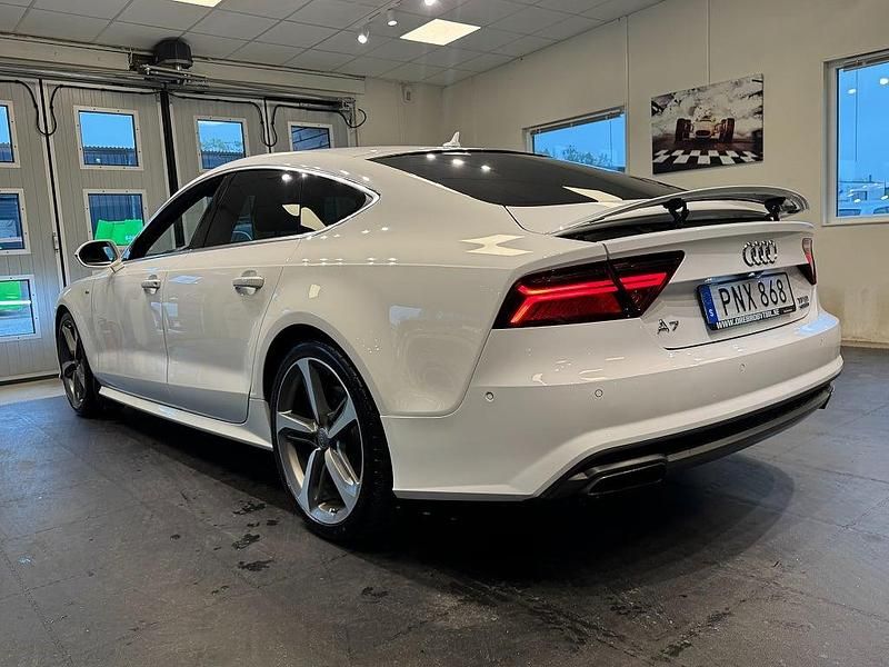 Begagnad Audi A7 Sportback S-Line 252 HK (185 kW) 2017 Vit Halvkombi