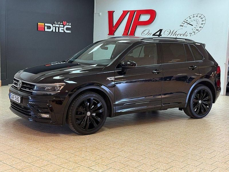 Svart Begagnad 2019 VW Tiguan GT SUV | 289 800 kr (Marknadspris) - Bild 1/4
