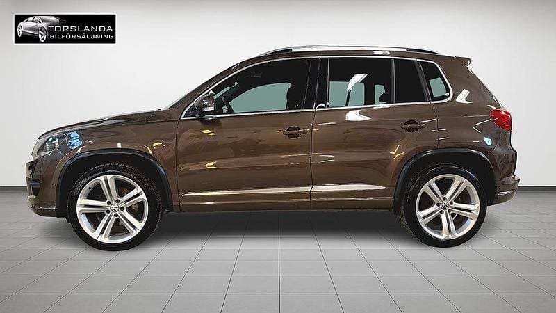 Begagnad VW Tiguan R-line 162 HK (119 kW) 2014 Brun SUV