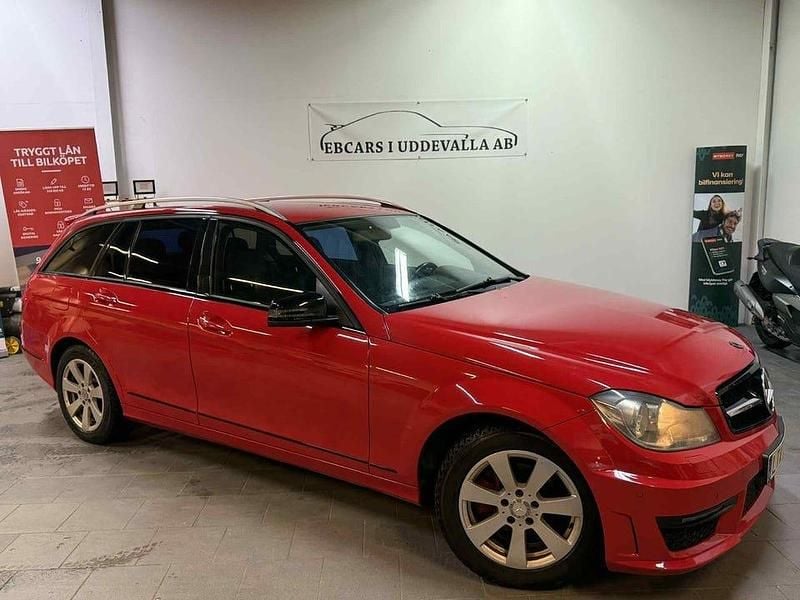 Begagnad Mercedes C200 AMG 258 HK (189 kW) 2013 Svart Kombi