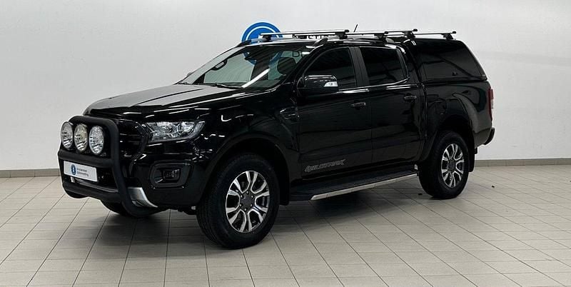 Svart Begagnad 2020 Ford Ranger Wildtrack Pickup | 429 900 kr (Bra pris) - Bild 1/4