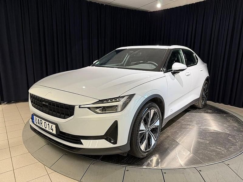 Silver Begagnad 2022 Polestar 2 Standard Range Single Motor Halvkombi | 325 000 kr (Dyr) - Bild 1/3